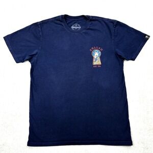 Sullen Art Collective Shirt Mens Medium Blue Tattoo Portrait Graphic Tee Sacred
